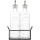 Kilner | Öl-und Essigflaschen-Set 0,6l im Metallkorb