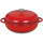 Küchenprofi | Gourmetpfanne mit hohem Deckel Gusseisen emailliert rot, 28cm