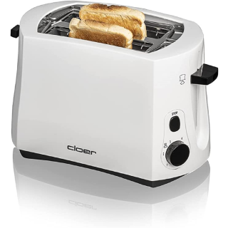 Cloer | Toaster weiß für 2 Toasts