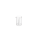 Weis | Mini Messbecher Glas 100 ml