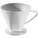 Cilio | Kaffeefilter, Porzellan Größe 6